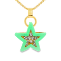 Astra Necklace in Mint