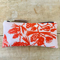Pine Cone Tree Pencil Pouch: Blush
