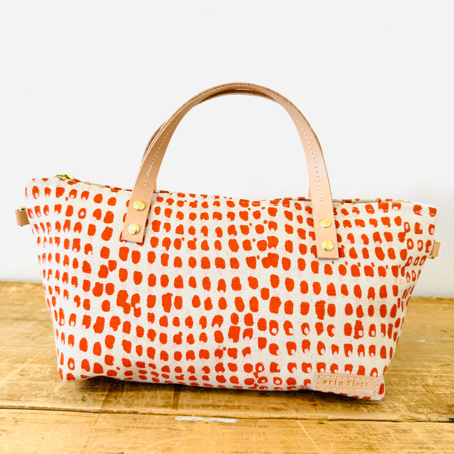 NEW Satchel Bag in Double Dot Anthro Orange