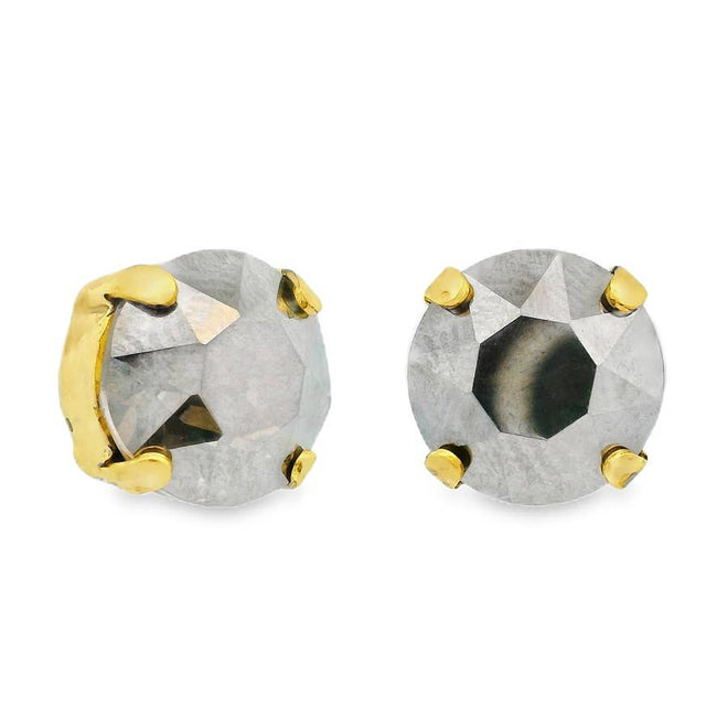 Oakland Studs in Midnight Express: Light Colorado Topaz Glimmer