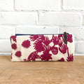 Wine Deep Woods Pencil Zipper Bag
