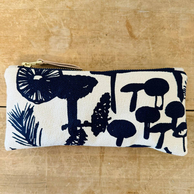 Mushrooms Pencil Pouch: Royal