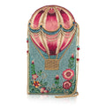 Full of Hot Air Balloon Beaded Crossbody Phone Bag