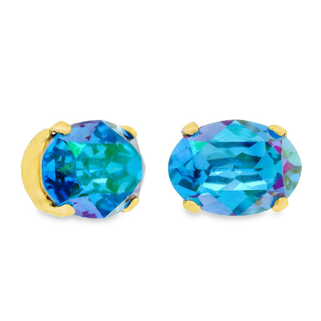 Iza Studs: Electric Violet Ignite