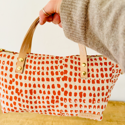NEW Satchel Bag in Double Dot Anthro Orange