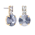 Dee Earrings in Antique Gold: Vitrail