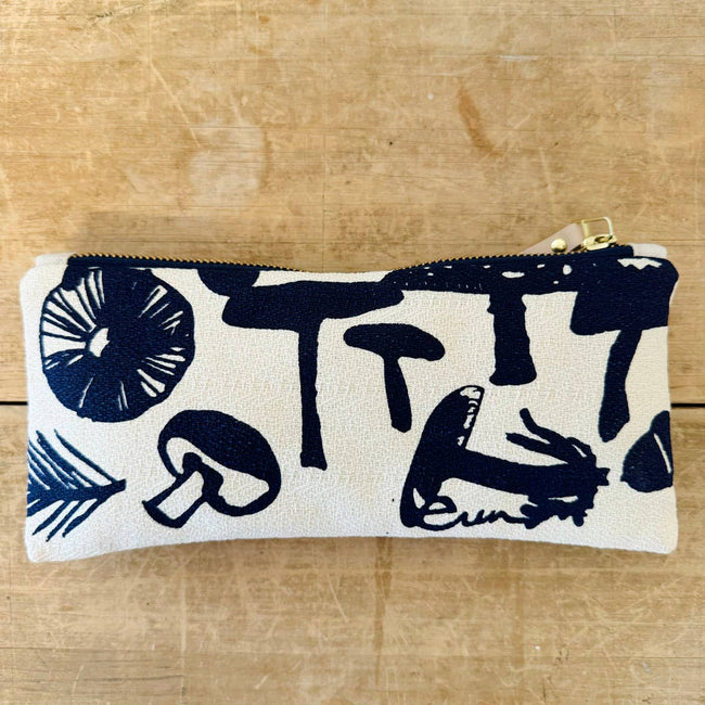 Mushrooms Pencil Pouch: Royal