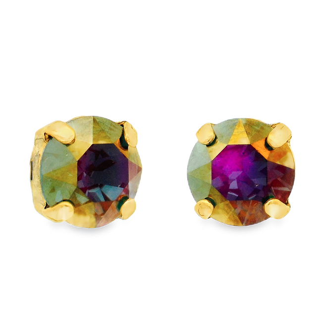 Oakland Studs in Midnight Express: Light Colorado Topaz Glimmer