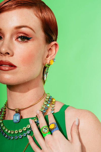 The Basics Studs in Candy Crush: Soft Mint Ignite Glacier Blue