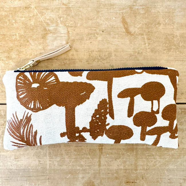 Mushrooms Pencil Pouch: Royal