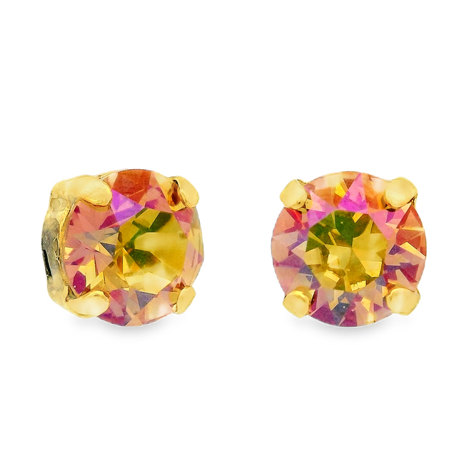Oakland Studs in Midnight Express: Light Colorado Topaz Glimmer