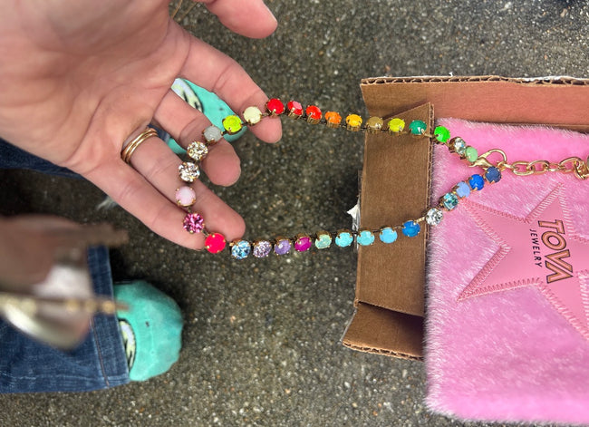 Tova Oakland Necklace in Electric Cowboy Raver