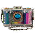 Life in Color Beaded Crossbody Camera Handbag