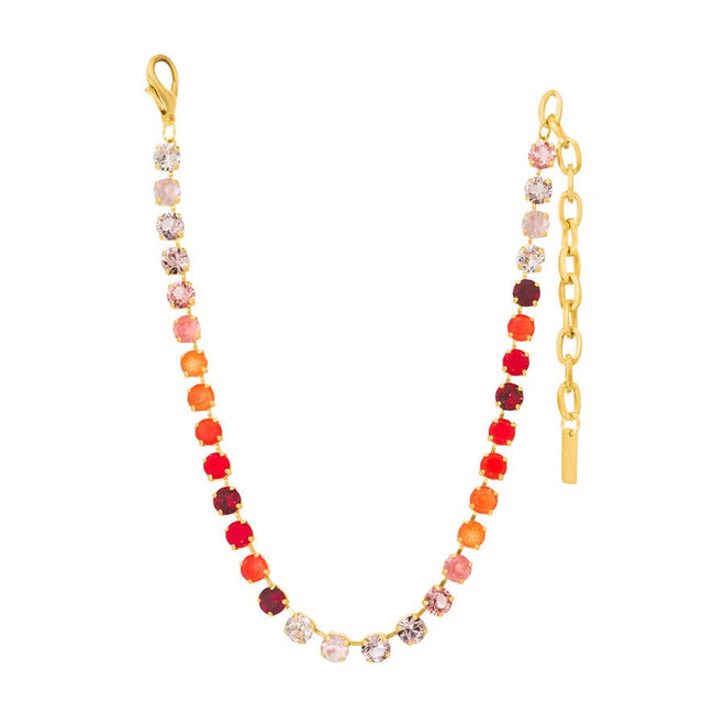 Oakland Necklace in Red Rosies
