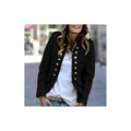 Solid Color Short Wool Coat: Yellow / S