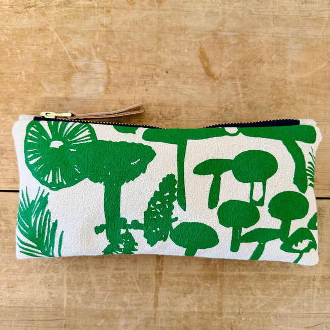 Mushrooms Pencil Pouch: Royal