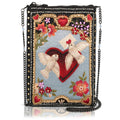 Love Messenger Beaded and Embroidered Mini Crossbody