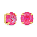 Oakland Studs in Fairy Dust: Ultra Fuchsia
