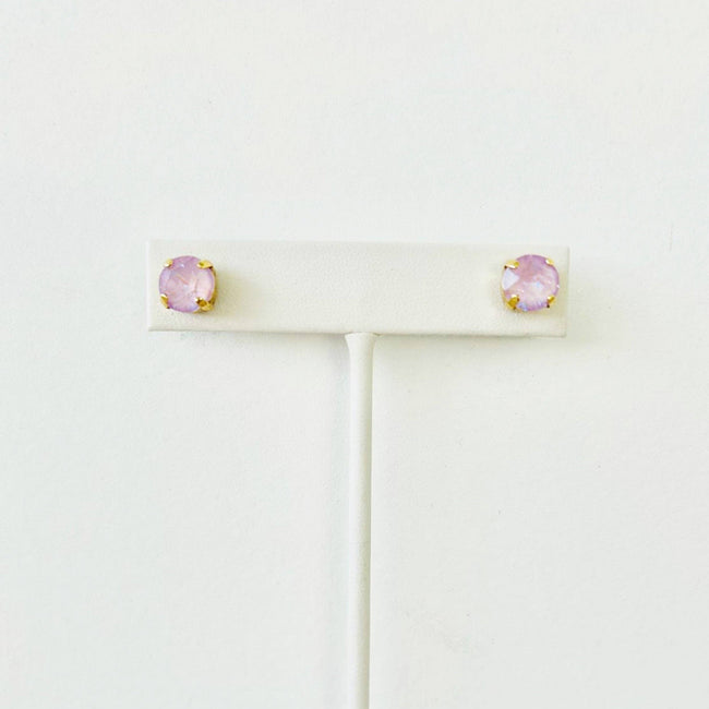 Oakland Studs in Fairy Dust: Ultra Fuchsia