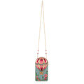 Full of Hot Air Balloon Beaded Crossbody Phone Bag