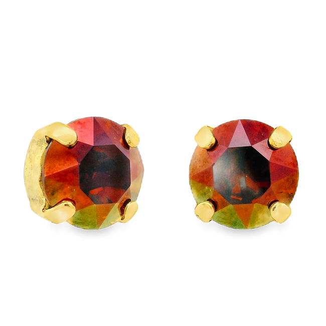 Oakland Studs in Midnight Express: Light Colorado Topaz Glimmer