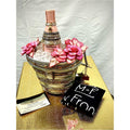 Champagne on Ice Beaded Bottle and Bucket Top-Handle Bag